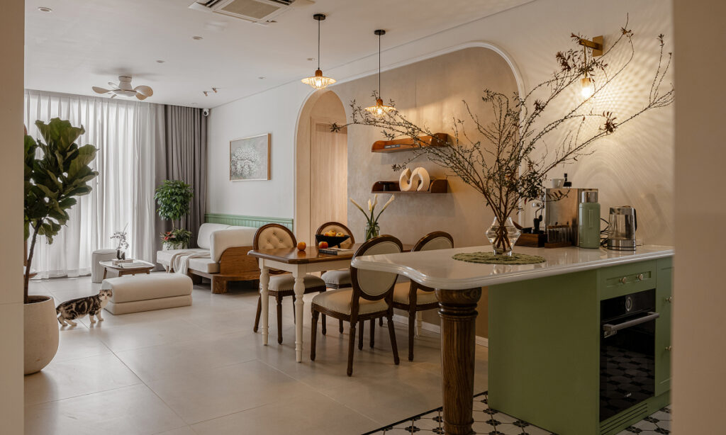 Căn hộ 97 m2 với không gian như quán cafe